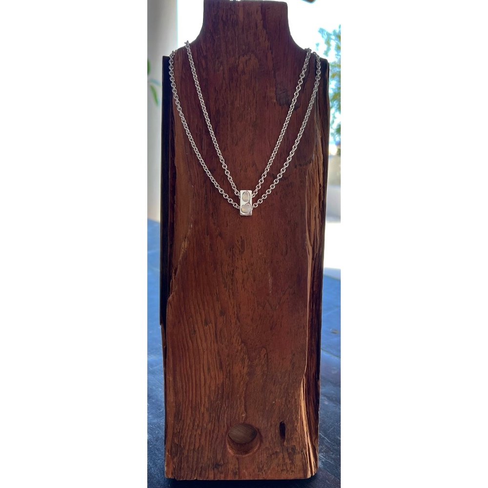 Madewell Stone Collection White
Opal Double Chain
Necklace